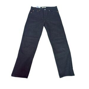 Gently Worn Black LEVI STRAUSS & CO Denim Wedgie Straight Jeans Size 29 (BB0926)